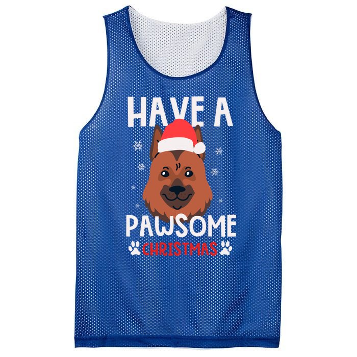 Have A Pawsome Christmas Gift Mesh Reversible Basketball Jersey Tank