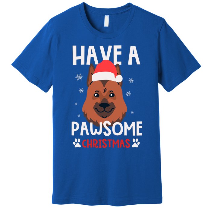 Have A Pawsome Christmas Gift Premium T-Shirt