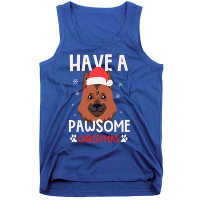 Have A Pawsome Christmas Gift Tank Top