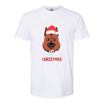 Have A Pawsome Christmas Gift Softstyle CVC T-Shirt