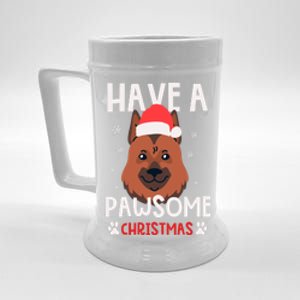 Have A Pawsome Christmas Gift Beer Stein