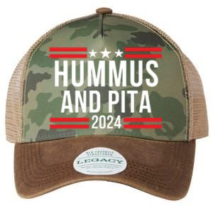 Hummus And Pita 2024 Healthy Foodie Political Election Legacy Tie Dye Trucker Hat