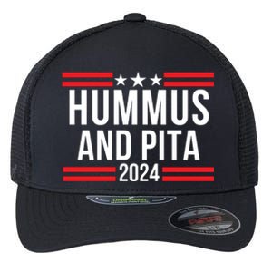 Hummus And Pita 2024 Healthy Foodie Political Election Flexfit Unipanel Trucker Cap