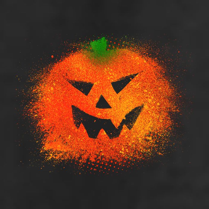 Halloween Airbrush Paint Splatter Jackolantern Pumpkin Adult Drive Performance Visor