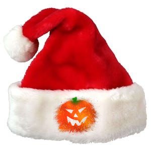 Halloween Airbrush Paint Splatter Jackolantern Pumpkin Premium Christmas Santa Hat