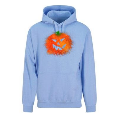 Halloween Airbrush Paint Splatter Jackolantern Pumpkin Unisex Surf Hoodie