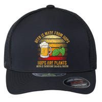 Hops Are Plants Beer Therefore Salad & Water Flexfit Unipanel Trucker Cap