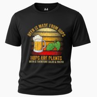 Hops Are Plants Beer Therefore Salad & Water Cooling Performance Crew T-Shirt