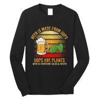 Hops Are Plants Beer Therefore Salad & Water Long Sleeve Shirt