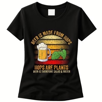 Hops Are Plants Beer Therefore Salad & Water Womens T-Shirt
