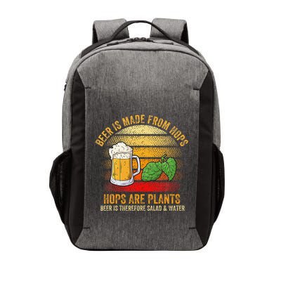 Hops Are Plants Beer Therefore Salad & Water Vector Backpack