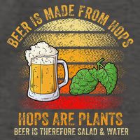 Hops Are Plants Beer Therefore Salad & Water Vector Backpack