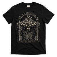 Hades And Persephone Moth And Butterfly Mythology T-Shirt