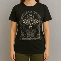 Hades And Persephone Moth And Butterfly Mythology T-Shirt