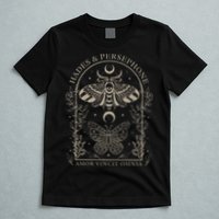 Hades And Persephone Moth And Butterfly Mythology T-Shirt