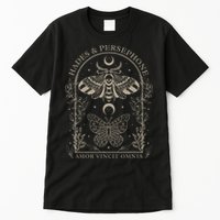 Hades And Persephone Moth And Butterfly Mythology Tall T-Shirt
