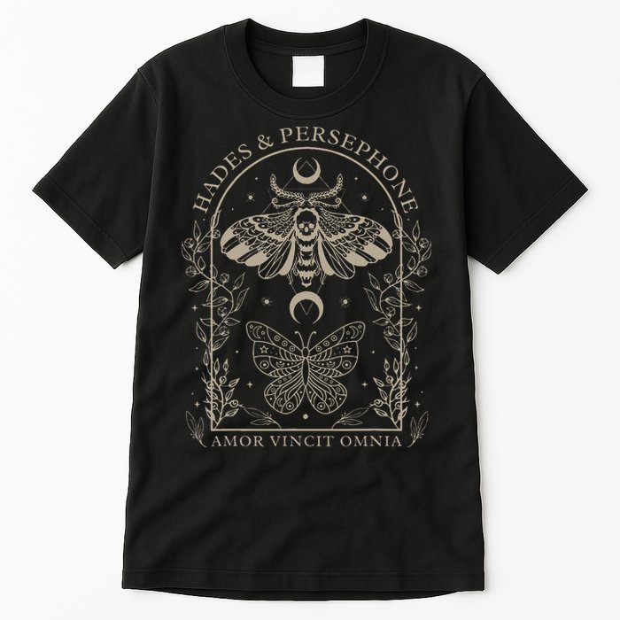 Hades And Persephone Moth And Butterfly Mythology Tall T-Shirt