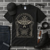 Hades And Persephone Moth And Butterfly Mythology Tall T-Shirt