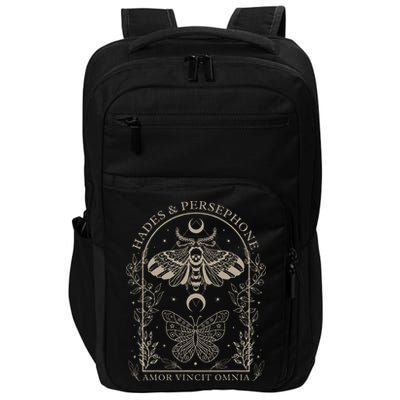 Hades And Persephone Moth And Butterfly Mythology Impact Tech Backpack