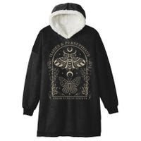 Hades And Persephone Moth And Butterfly Mythology Hooded Wearable Blanket
