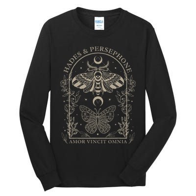 Hades And Persephone Moth And Butterfly Mythology Tall Long Sleeve T-Shirt