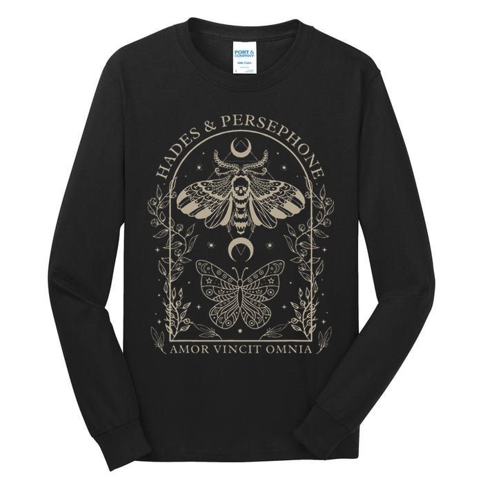 Hades And Persephone Moth And Butterfly Mythology Tall Long Sleeve T-Shirt