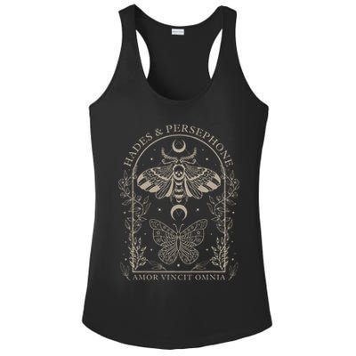 Hades And Persephone Moth And Butterfly Mythology Ladies PosiCharge Competitor Racerback Tank