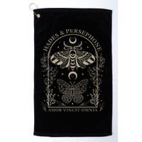 Hades And Persephone Moth And Butterfly Mythology Golf Towel