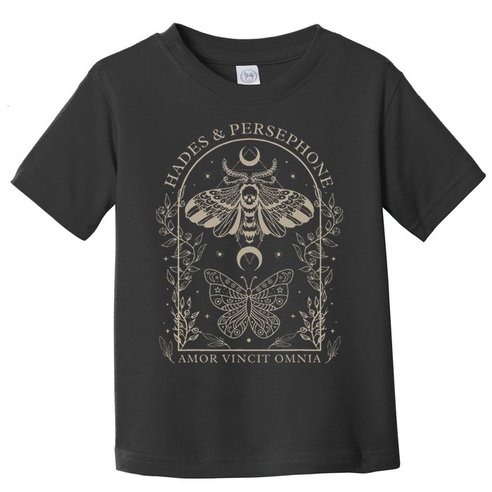 Hades And Persephone Moth And Butterfly Mythology Toddler T-Shirt