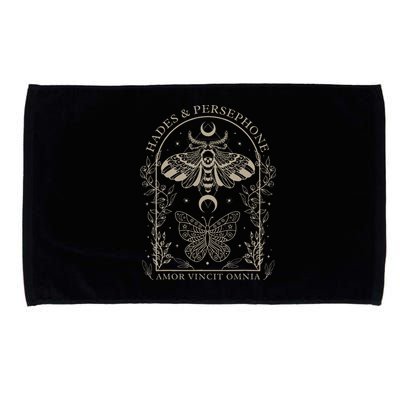Hades And Persephone Moth And Butterfly Mythology Microfiber Hand Towel
