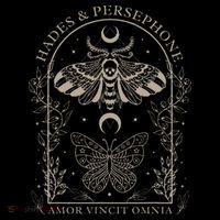 Hades And Persephone Moth And Butterfly Mythology Zip Tote Bag