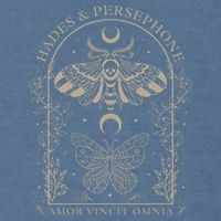 Hades And Persephone Moth And Butterfly Mythology Garment-Dyed Sweatshirt