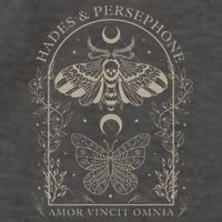 Hades And Persephone Moth And Butterfly Mythology Vector Backpack