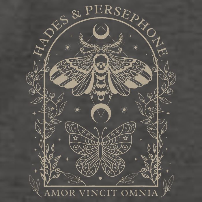 Hades And Persephone Moth And Butterfly Mythology Vector Backpack