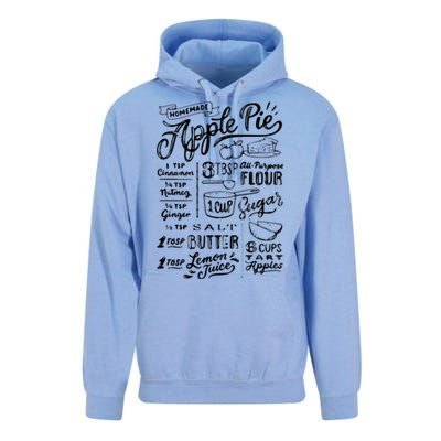 Homemade Apple Pie Recipe Unisex Surf Hoodie