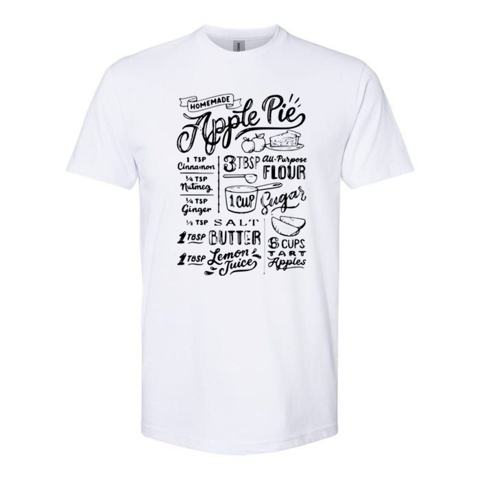 Homemade Apple Pie Recipe Softstyle CVC T-Shirt