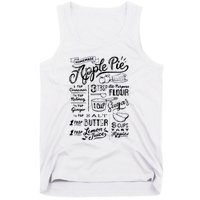 Homemade Apple Pie Recipe Tank Top