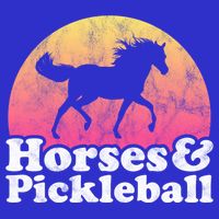 Horse And Pickleball Or Girls Horses Meaningful Gift Toddler T-Shirt