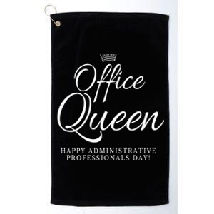 Happy Administrative Professionals Day Office Queen Cool Gift Platinum Collection Golf Towel