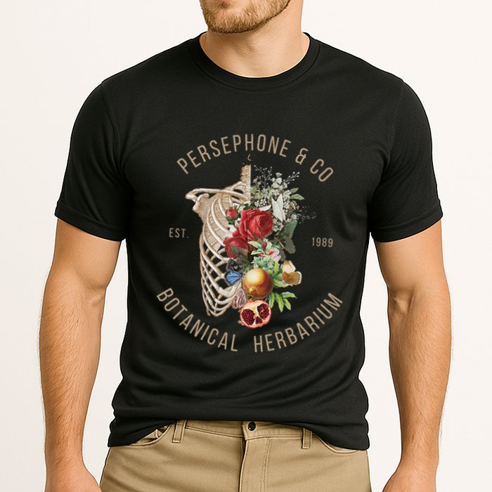 Hades And Persephone Persephone Botanical Herbarium Cooling Performance Crew T-Shirt