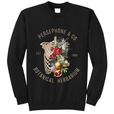 Hades And Persephone Persephone Botanical Herbarium Sweatshirt