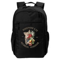 Hades And Persephone Persephone Botanical Herbarium Backpack