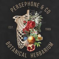 Hades And Persephone Persephone Botanical Herbarium Adult Drive Performance Visor