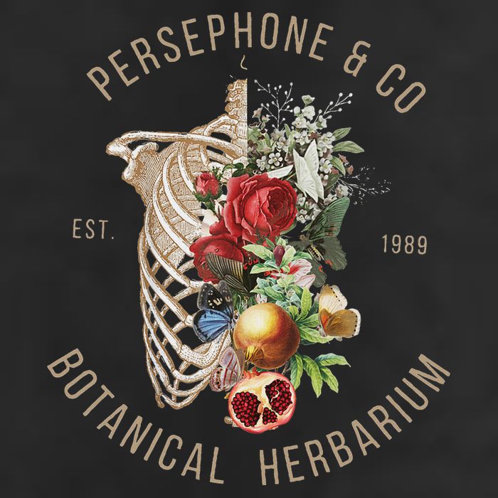 Hades And Persephone Persephone Botanical Herbarium Adult Drive Performance Visor