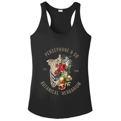 Hades And Persephone Persephone Botanical Herbarium Ladies PosiCharge Competitor Racerback Tank