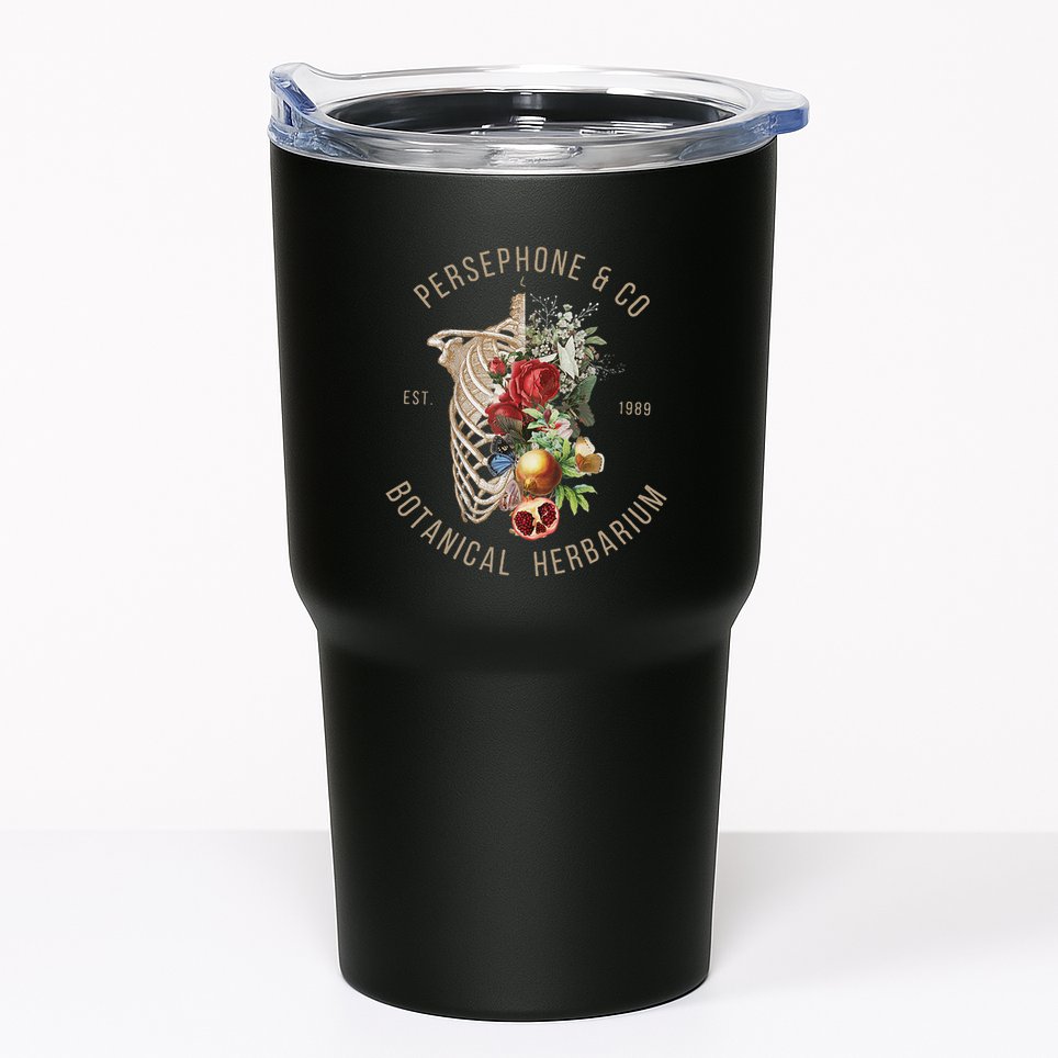 Hades And Persephone Persephone Botanical Herbarium Tumbler