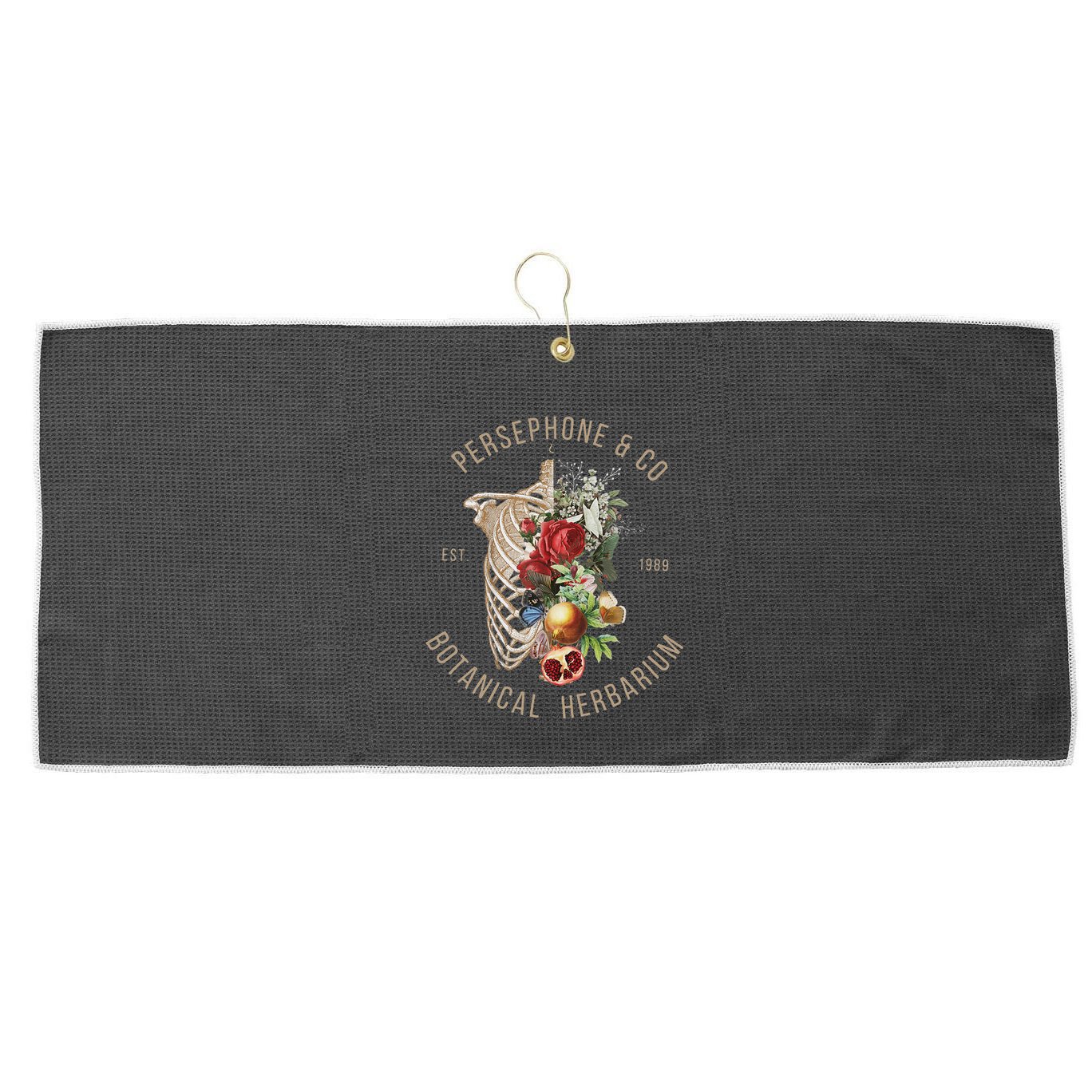 Hades And Persephone Persephone Botanical Herbarium Large Microfiber Waffle Golf Towel