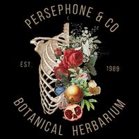 Hades And Persephone Persephone Botanical Herbarium Zip Tote Bag