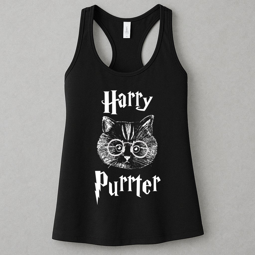 Harry Purrter Womens Tank Top