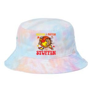 Huffin And Puffin Stuffin Thanksgiving Cute Turkey Run Trot Tie Dye Newport Bucket Hat